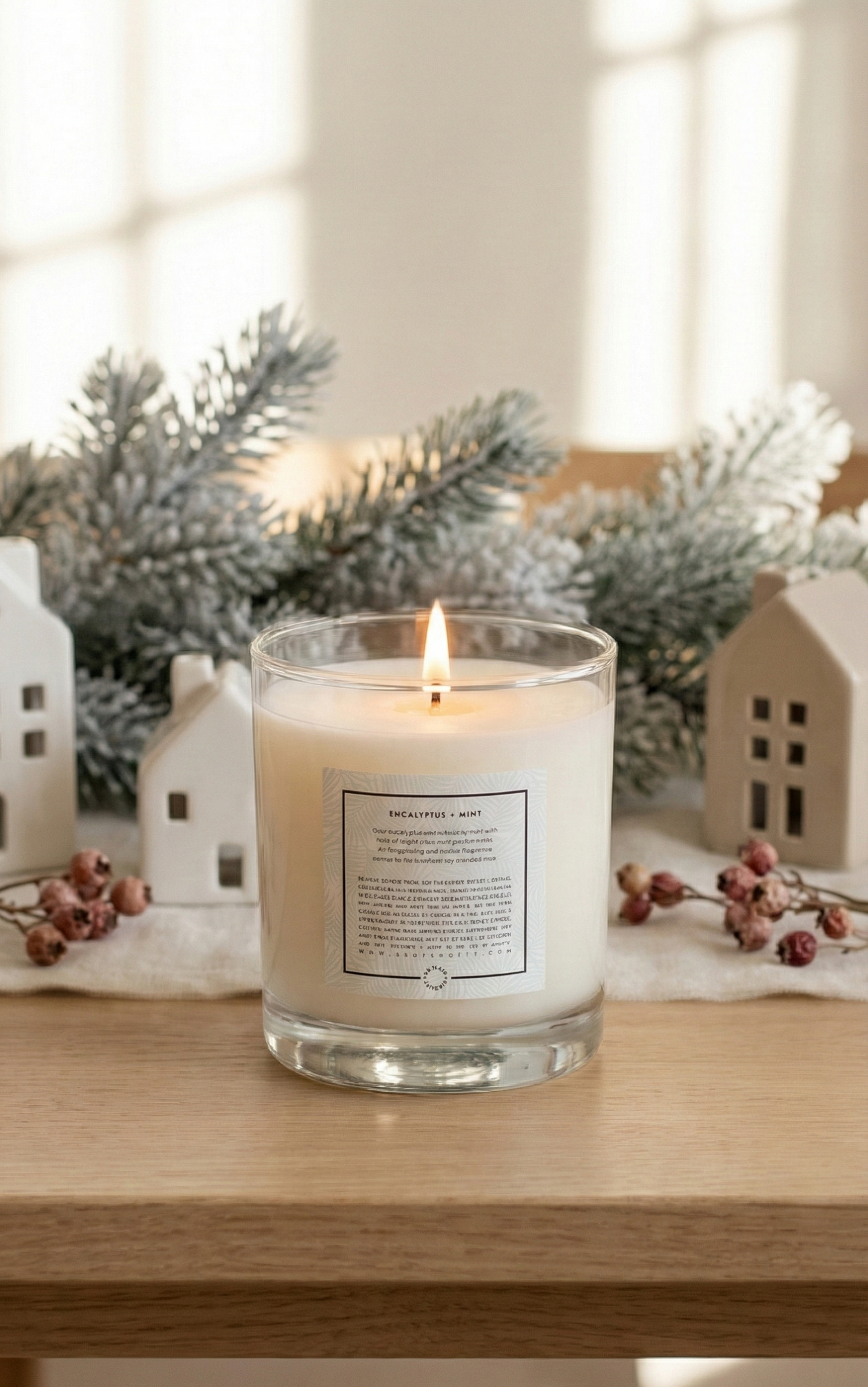 Soy Candle | Eucalyptus + Mint