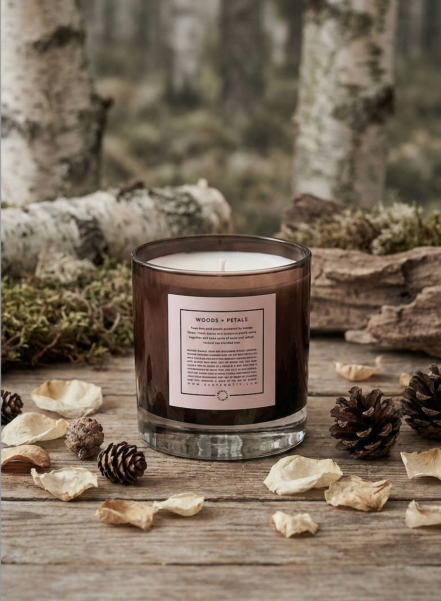Soy Candle | Woods + Petals